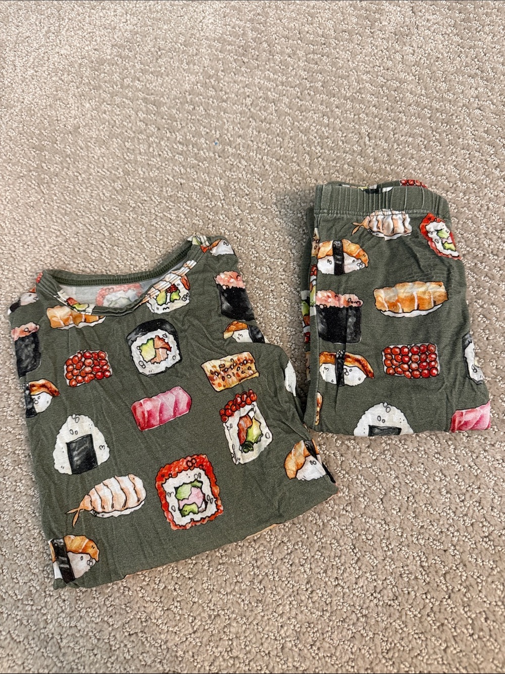 Posh Peanut sushi pajamas